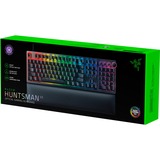 Razer RZ03-03931000-R3G1 teclado USB QWERTZ Alemán Negro, Teclado para gaming negro, Completo (100%), USB, Interruptor mecánico, QWERTZ, LED RGB, Negro