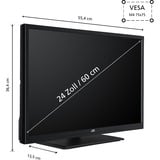 JVC LT-24VH5355, Televisor LED negro