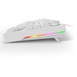 Sharkoon 4044951041817, Teclado para gaming blanco