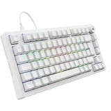 Sharkoon SKILLER SGK25, Teclado para gaming blanco