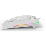 Sharkoon SKILLER SGK25, Teclado para gaming blanco