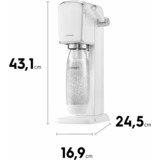 SodaStream 1012813490, Gasificador de agua blanco