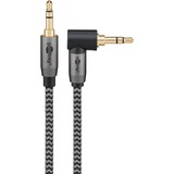 goobay 65277, Cable negro/Plateado