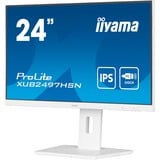 iiyama XUB2497HSN-W2, Monitor LED blanco (mate)