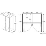 Bosch GSN36VXEP, Congelador acero inoxidable (oscuro)