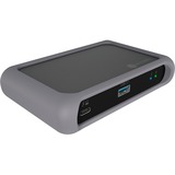 ICY BOX 60643, Hub USB antracita/Negro