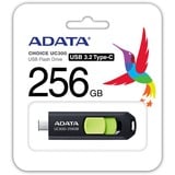 ADATA ACHO-UC300-256G-RBK/GN, Lápiz USB negro/Verde