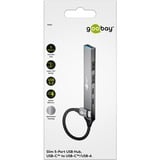 goobay 74460, Hub USB gris