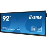 iiyama TE9218UWI-B1AG, Pantalla de gran formato negro (mate)