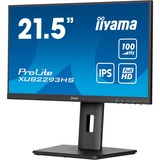 iiyama XUB2293HS-B6, Monitor LED negro (mate)