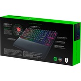 Razer Huntsman V2 Tenkeyless teclado USB QWERTZ Alemán Negro, Teclado para gaming negro, Tenkeyless (sin zona numérica) (80 - 87%), USB, Switch de tecla optomecánico, QWERTZ, LED RGB, Negro