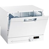 Siemens iQ300 SK26E222EU lavavajilla Independiente 6 cubiertos F, Lavavajillas blanco, Independiente, Compacto, Blanco, Botones, Giratorio, 1,75 m, 2,15 m