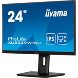 iiyama XUB2497HSU-B2, Monitor LED negro (mate)