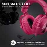 Logitech 981-001275, Auriculares para gaming Magenta