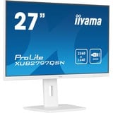 iiyama XUB2797QSN-W2, Monitor LED blanco (mate)