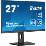 iiyama XUB2793HSU-B7, Monitor LED negro (mate)