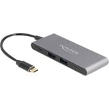 DeLOCK 64111, Hub USB gris