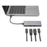 DeLOCK 64111, Hub USB gris