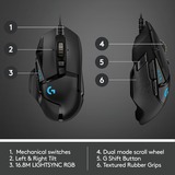 Logitech G502 HERO, Ratones para gaming negro