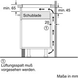 Bosch PXX645HC1E, Calentador autárquico negro/Acero fino