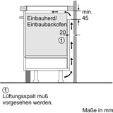 Bosch PXX645HC1E, Calentador autárquico negro/Acero fino