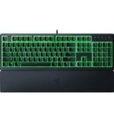 Razer Ornata V3 X teclado USB QWERTZ Alemán Negro, Teclado para gaming negro, Completo (100%), USB, Interruptor de membrana, QWERTZ, LED RGB, Negro