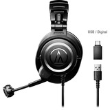 Audio-Technica ATH-M50xSTS-USB, Auriculares con micrófono negro