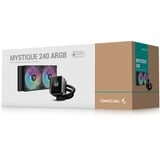 DeepCool MYSTIQUE 240 ARGB, Refrigeración por agua negro