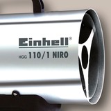 Einhell HGG 110/1 Niro (DE/AT), Decapador por aire caliente acero fino/Negro