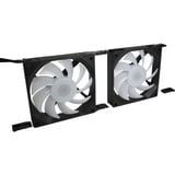 Inter-Tech 88885647, Ventilador negro