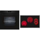 Neff B2CCJ7AK3, Juego para horno negro/Acero fino