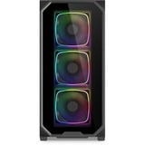 Sharkoon AK5G RGB , Cajas de torre negro