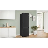 Bosch Serie 4 KGN39VXBT nevera y congelador Independiente 363 L B Negro, Combi acero inoxidable (oscuro), 363 L, SN-T, 10 kg/24h, B, Compartimiento de zona fresca, Negro