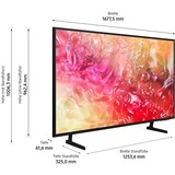 SAMSUNG GU75DU7199U, Televisor LED negro