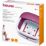 Beurer 63850, Baño para pies blanco/Frambuesa