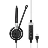 EPOS 1000554, Auriculares con micrófono negro/Plateado