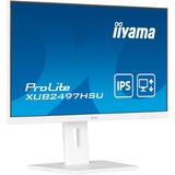 iiyama XUB2497HSU-W2, Monitor LED blanco (mate)