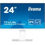 iiyama XUB2497HSU-W2, Monitor LED blanco (mate)