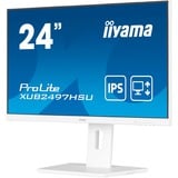 iiyama XUB2497HSU-W2, Monitor LED blanco (mate)