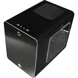 RAIJINTEK Metis Plus Mini Tower Negro, Cajas de torre negro, Mini Tower, PC, Negro, Mini-ITX, Aluminio, SPCC, 16 cm