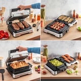 Tefal OptiGrill 4in1 GC774D, Barbacoa de contacto acero fino