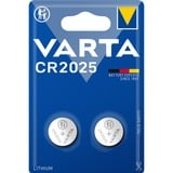 VARTA 06025 Batería de un solo uso CR2025 Litio Batería de un solo uso, CR2025, Litio, 3 V, 2 pieza(s), Metálico