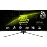 MSI MAG 345CQR, Monitor de gaming negro