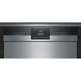 Siemens iQ500 SN45ZS03AE lavavajilla Bajo encimera 13 cubiertos C, Lavavajillas acero fino/Negro, Bajo encimera, Tamaño completo (60 cm), Acero inoxidable, Negro, 1,75 m, 1,65 m