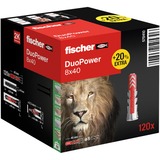 fischer 570410, Pasador gris claro/Rojo