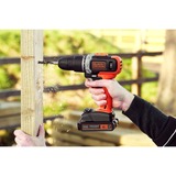 BLACK+DECKER BCKSB02-QW, Martillo atornillador naranja/Negro