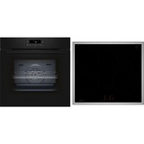 Neff B2CCJ7AK3, Juego para horno negro/Acero fino