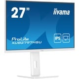 iiyama XUB2797HSU-W2, Monitor LED blanco (mate)