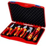 KNIPEX 00 21 15, Kit de herramientas rojo/Amarillo