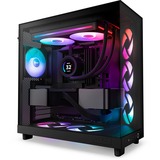 NZXT F280 RGB CORE, Ventilador negro